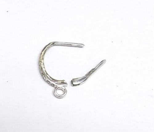 Judy Larson's Adjusting Purchased Ear Wires - , General Education, Butane Torch, Soldering, Solder, cut to remove the lever back